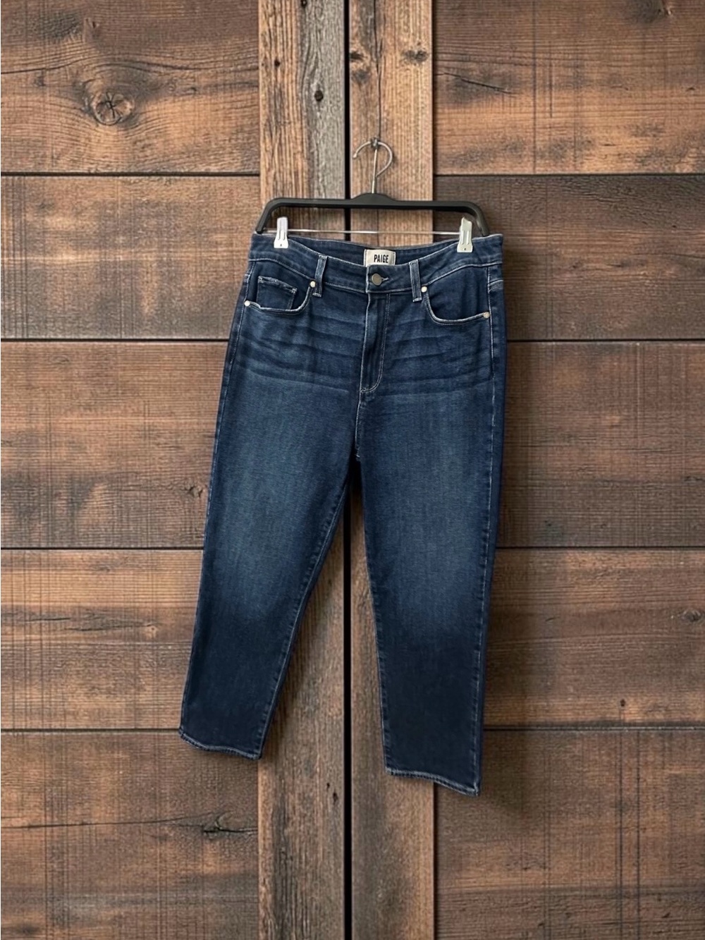 Paige Sarah Straight Ankle Jeans. Size: 31